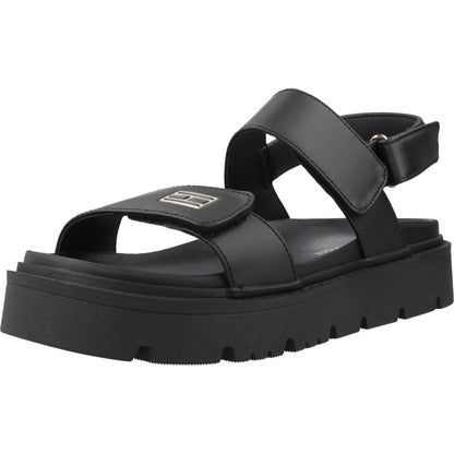 TOMMY HILFIGER SANDALIA TIRA ADHESI en color BLACK  (1)