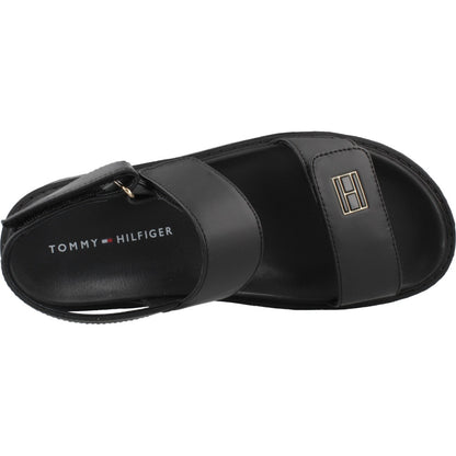 TOMMY HILFIGER SANDALIA TIRA ADHESI en color BLACK  (7)