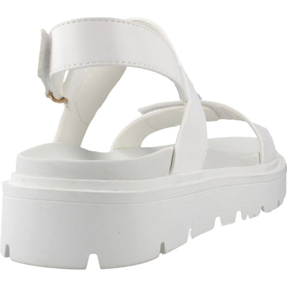 TOMMY HILFIGER SANDALIA TIRA ADHESI en color MILK  (3)