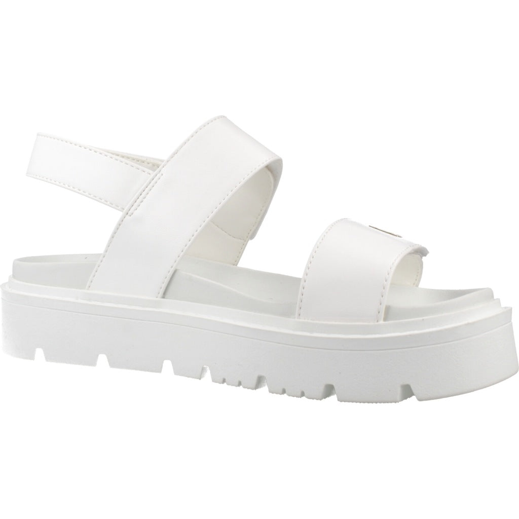 TOMMY HILFIGER SANDALIA TIRA ADHESI en color MILK  (5)