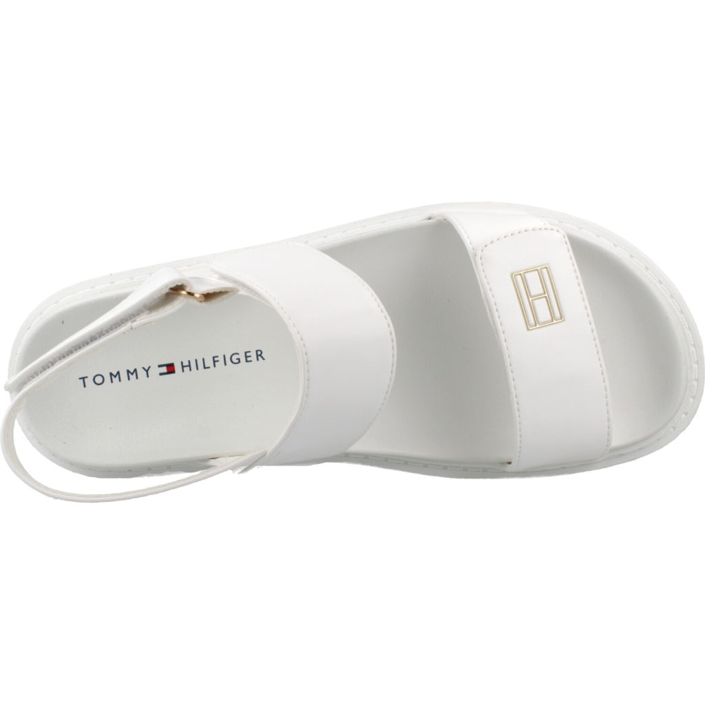 TOMMY HILFIGER SANDALIA TIRA ADHESI en color MILK  (6)