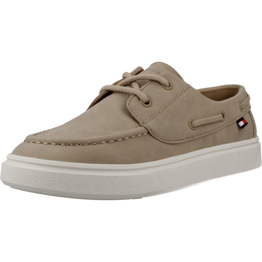 TOMMY HILFIGER LOW CUT LACE UP SHOE en color BEIGE  (1)