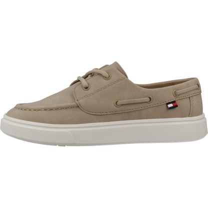 TOMMY HILFIGER LOW CUT LACE UP SHOE en color BEIGE  (2)