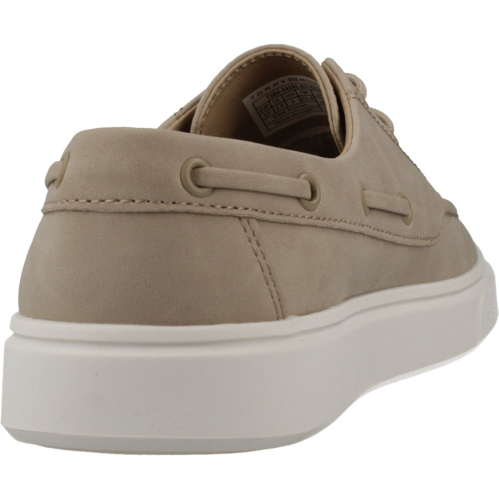 TOMMY HILFIGER LOW CUT LACE UP SHOE en color BEIGE  (3)