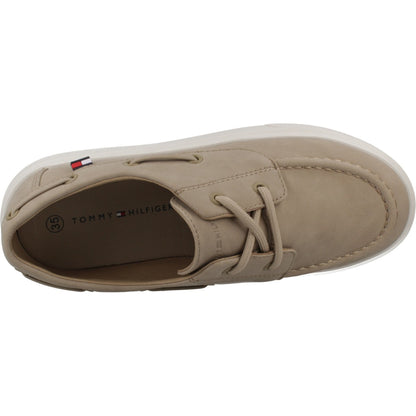 TOMMY HILFIGER LOW CUT LACE UP SHOE en color BEIGE  (7)