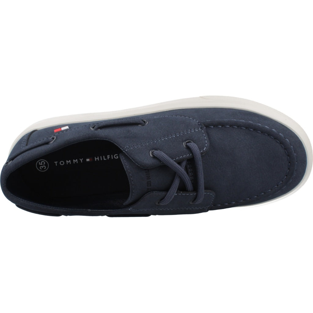 TOMMY HILFIGER LOW CUT LACE UP SHOE en color BLUE  (7)