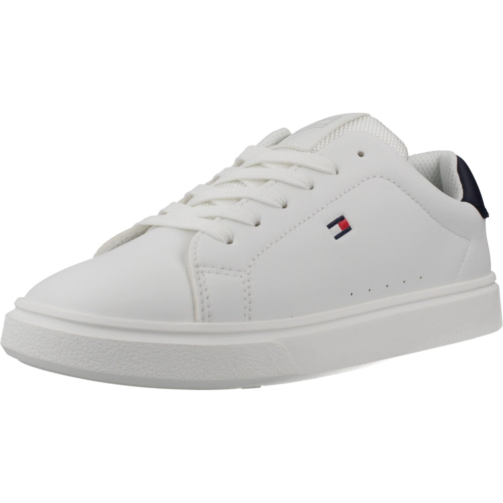 TOMMY HILFIGER LOW CUT LACE UP SNEA en color WHTBLU  (1)