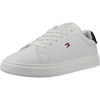 TOMMY HILFIGER LOW CUT LACE UP SNEA en color WHTBLU  (1)
