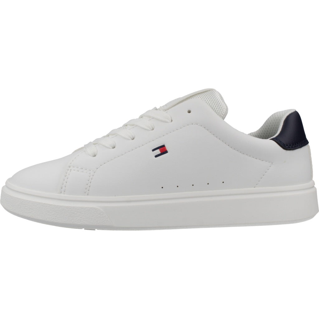 TOMMY HILFIGER LOW CUT LACE UP SNEA en color WHTBLU  (2)