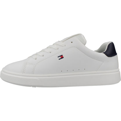 TOMMY HILFIGER LOW CUT LACE UP SNEA en color WHTBLU  (2)