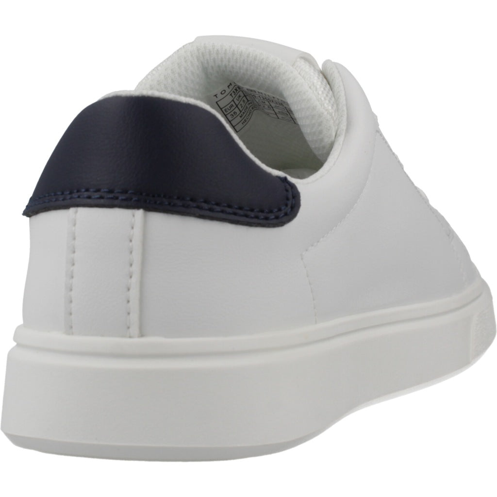 TOMMY HILFIGER LOW CUT LACE UP SNEA en color WHTBLU  (3)