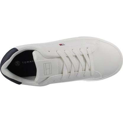 TOMMY HILFIGER LOW CUT LACE UP SNEA en color WHTBLU  (7)