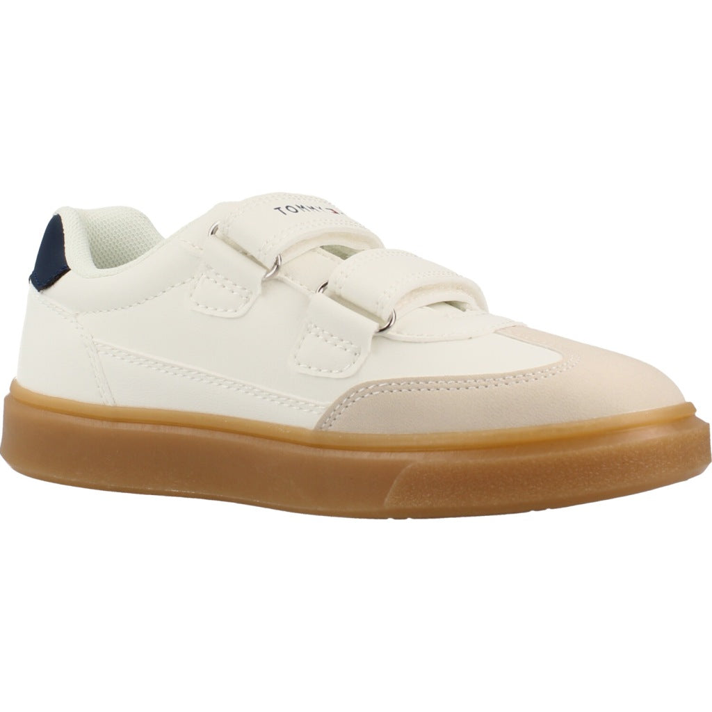 TOMMY HILFIGER LOW CUT VELCRO SNEAK en color BGWTBL  (5)