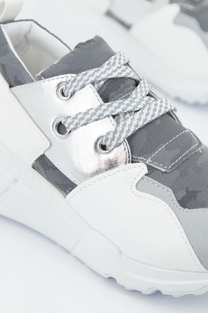 STEVE MADDEN SNEAKER CORDONES en color GREYMETAL  (2)