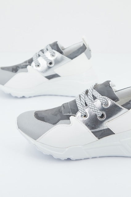 STEVE MADDEN SNEAKER CORDONES en color GREYMETAL  (4)