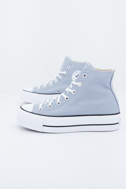 CONVERSE CTAS LIFT HI OBSIDIA en color MIST  (1)