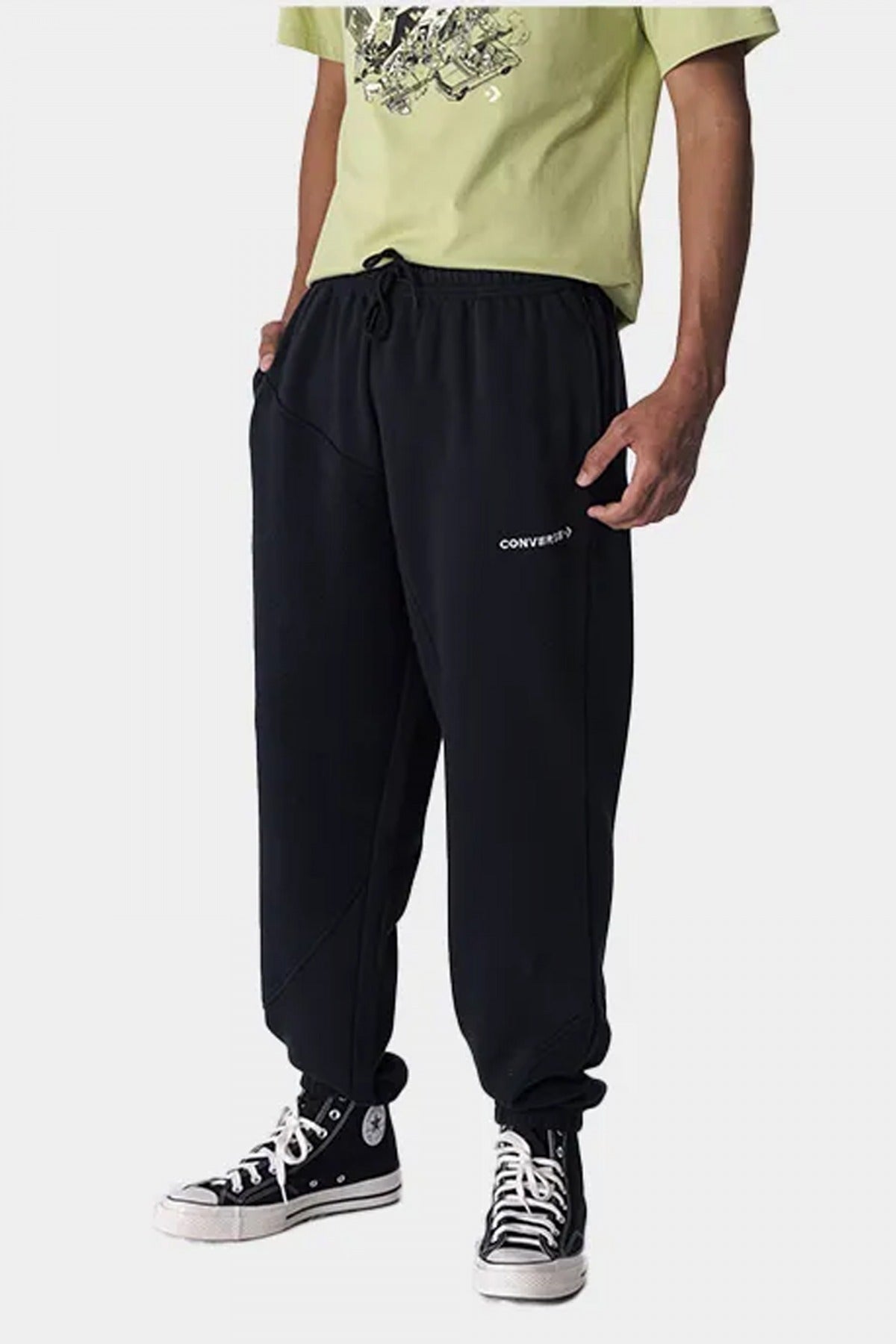 CONVERSE  GOTO ITERATION PANT en color BLACK  (1)