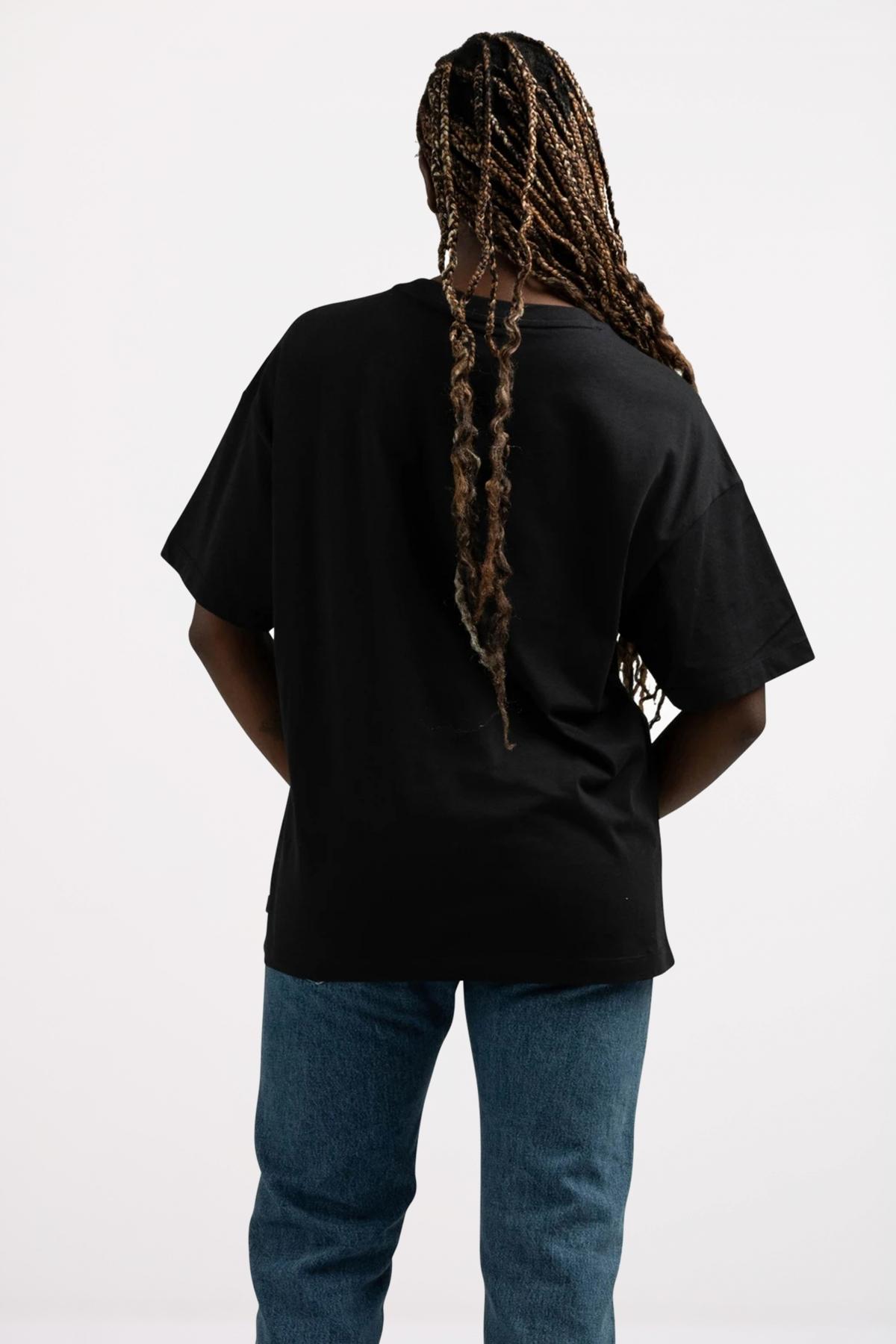 CONVERSE RETRO T SHIRT en color BLACK  (3)
