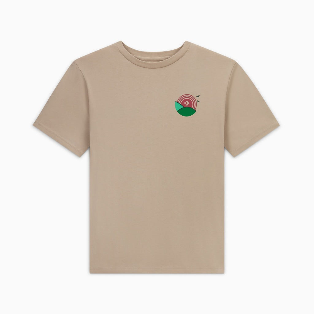 CONVERSE LEAF T-SHIRT en color PAPYRUS  (4)