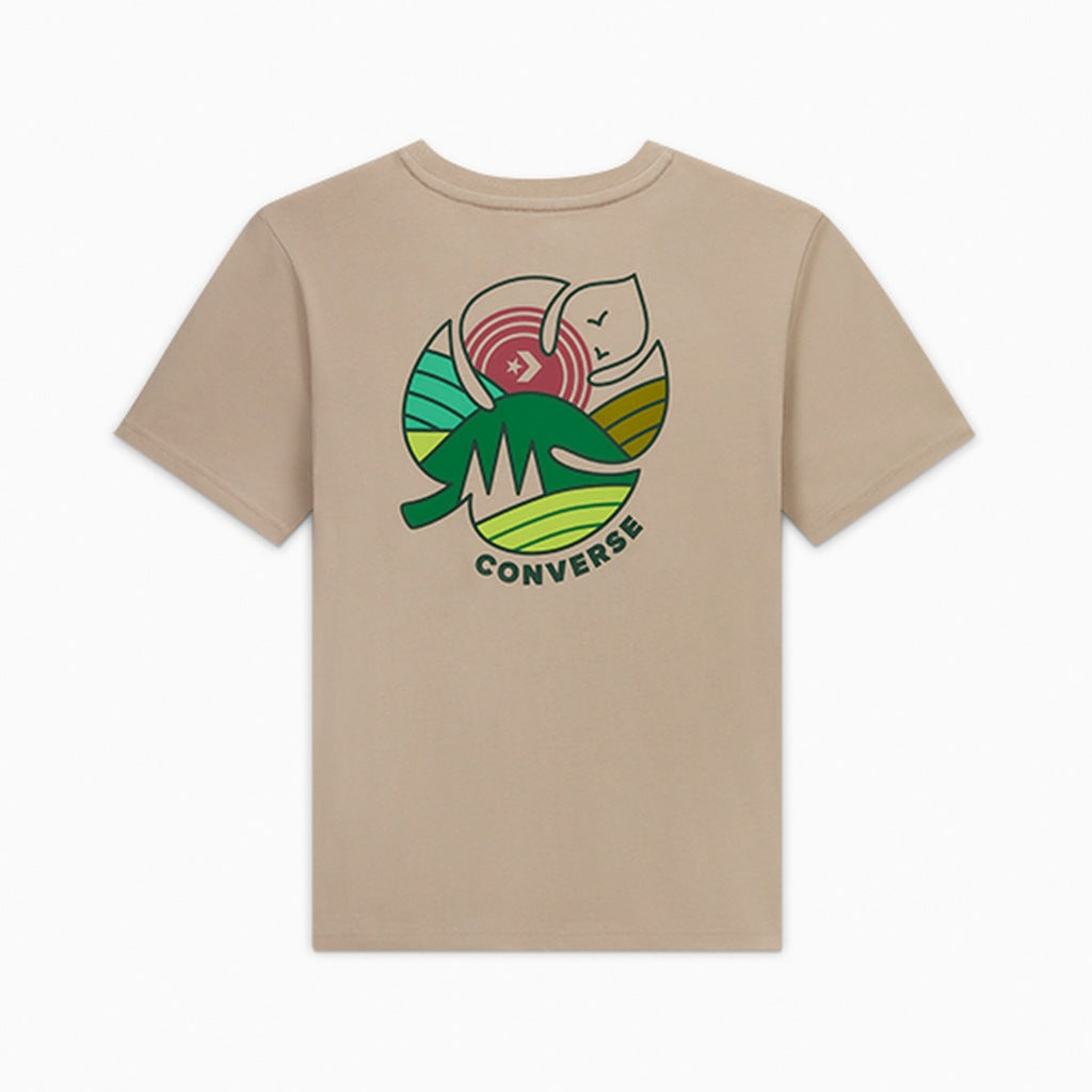 CONVERSE LEAF T-SHIRT en color PAPYRUS  (5)