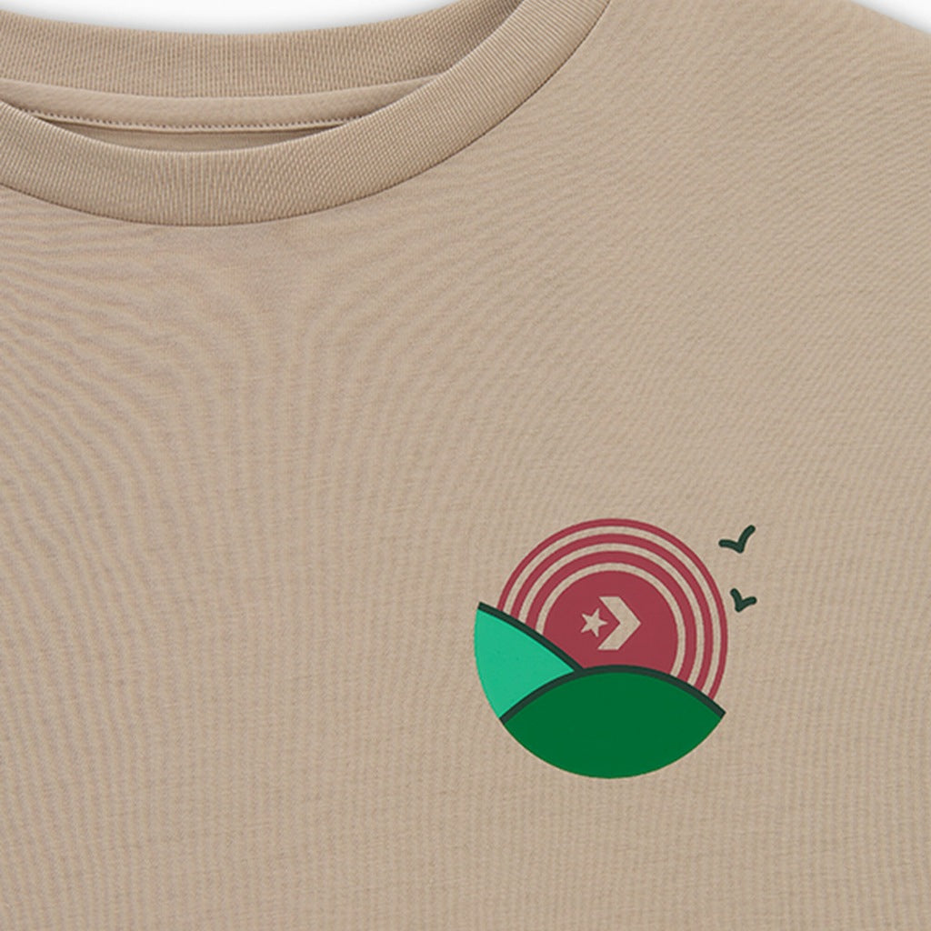 CONVERSE LEAF T-SHIRT en color PAPYRUS  (6)