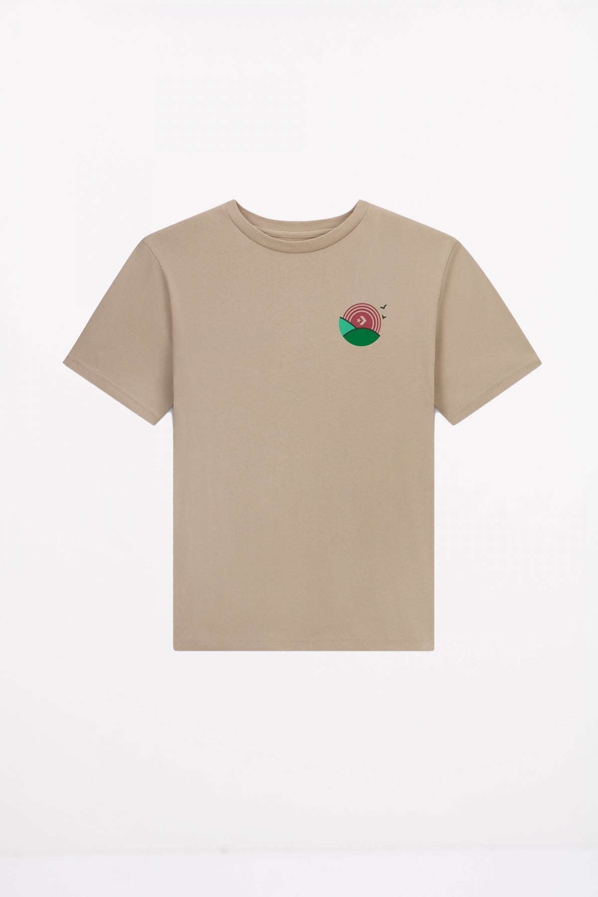 CONVERSE LEAF T-SHIRT en color PAPYRUS  (1)