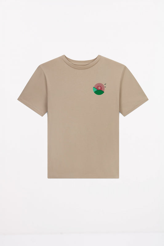 CONVERSE LEAF T-SHIRT en color PAPYRUS  (1)