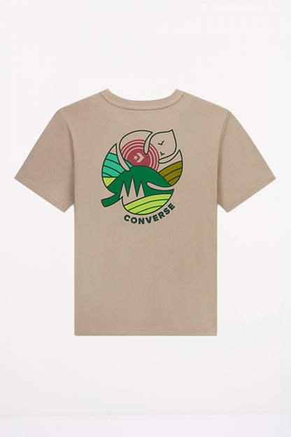 CONVERSE LEAF T-SHIRT en color PAPYRUS  (2)