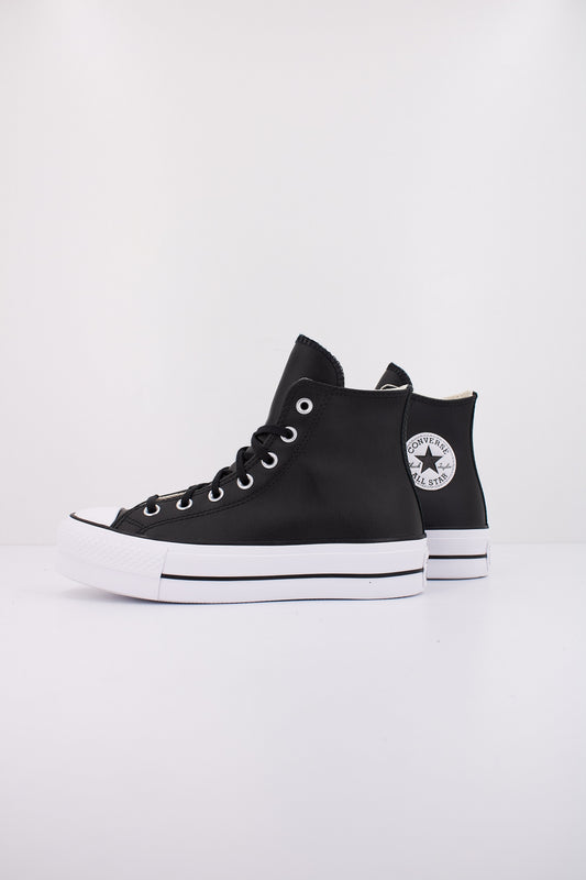 CONVERSE HI LIFT LEATHER en color BLACK  (1)