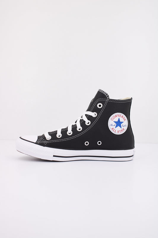 CONVERSE CHUCK TAYLOR LEATHER en color BLACK  (1)
