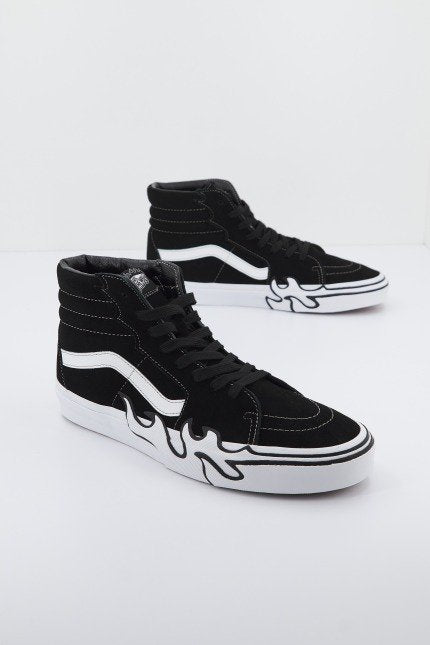VANS SK-HI FLAME en color BLCKWHT  (2)