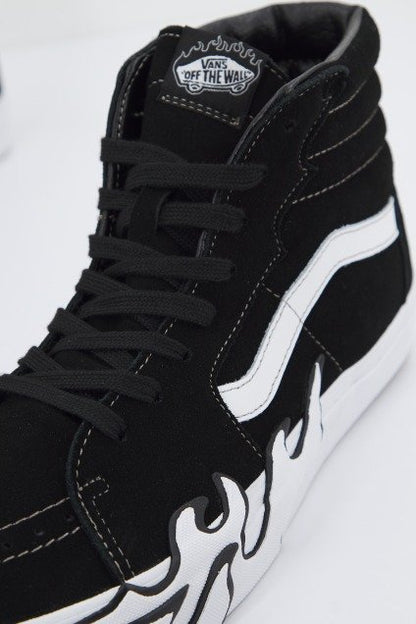 VANS SK-HI FLAME en color BLCKWHT  (4)