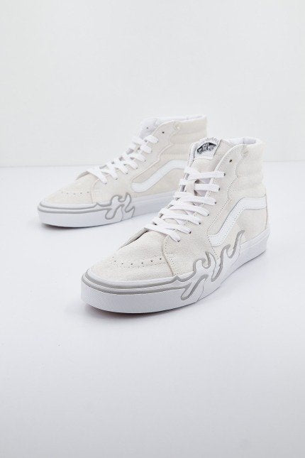 VANS SK-HI FLAME en color WHITE  (2)