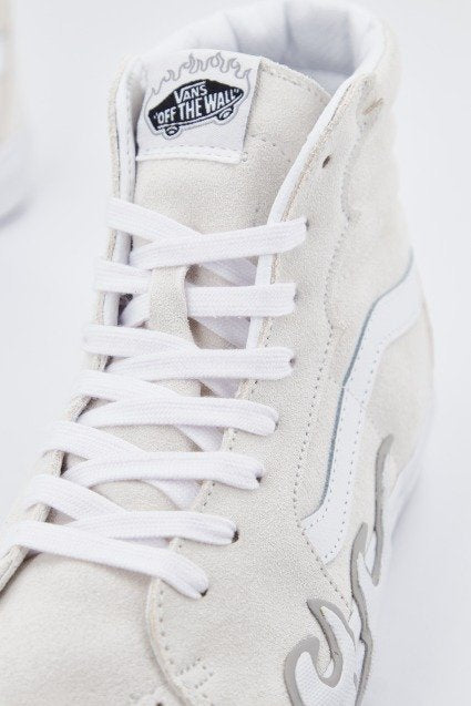 VANS SK-HI FLAME en color WHITE  (4)