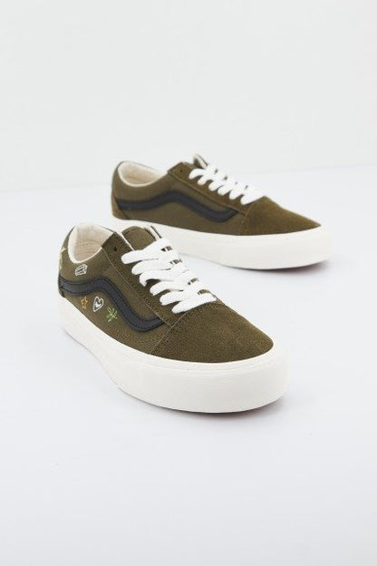 VANS OLD SKOOL VR en color DRKOLIVE  (3)
