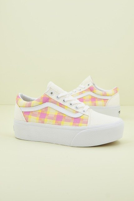 VANS OLD SKOOL STACKFORM en color PINK  (1)