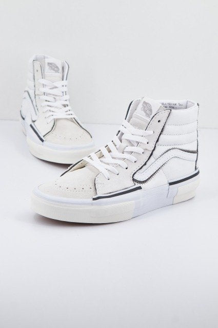 VANS SK-HI RECONSTRUCT en color WHITE  (1)