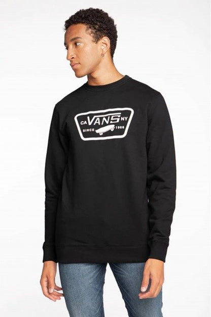 VANS FULL PATCH CREW II en color BLACK  (1)