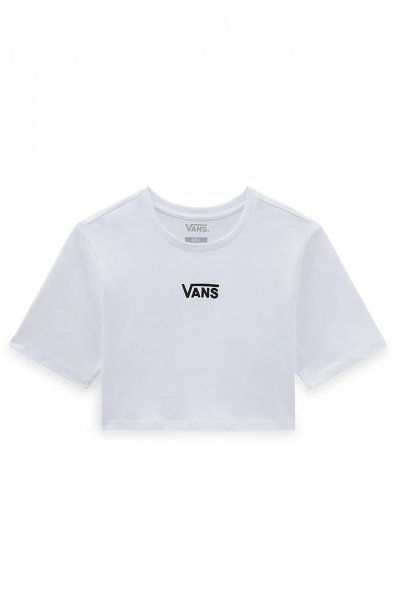 VANS FLYING V CREW CROP I en color WHITE  (2)