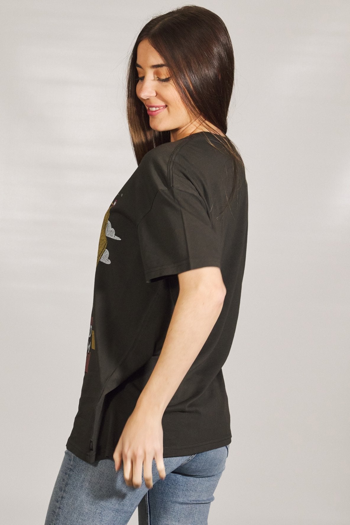 VANS VIVID DREAMS OVERSIZ en color BLACK  (3)