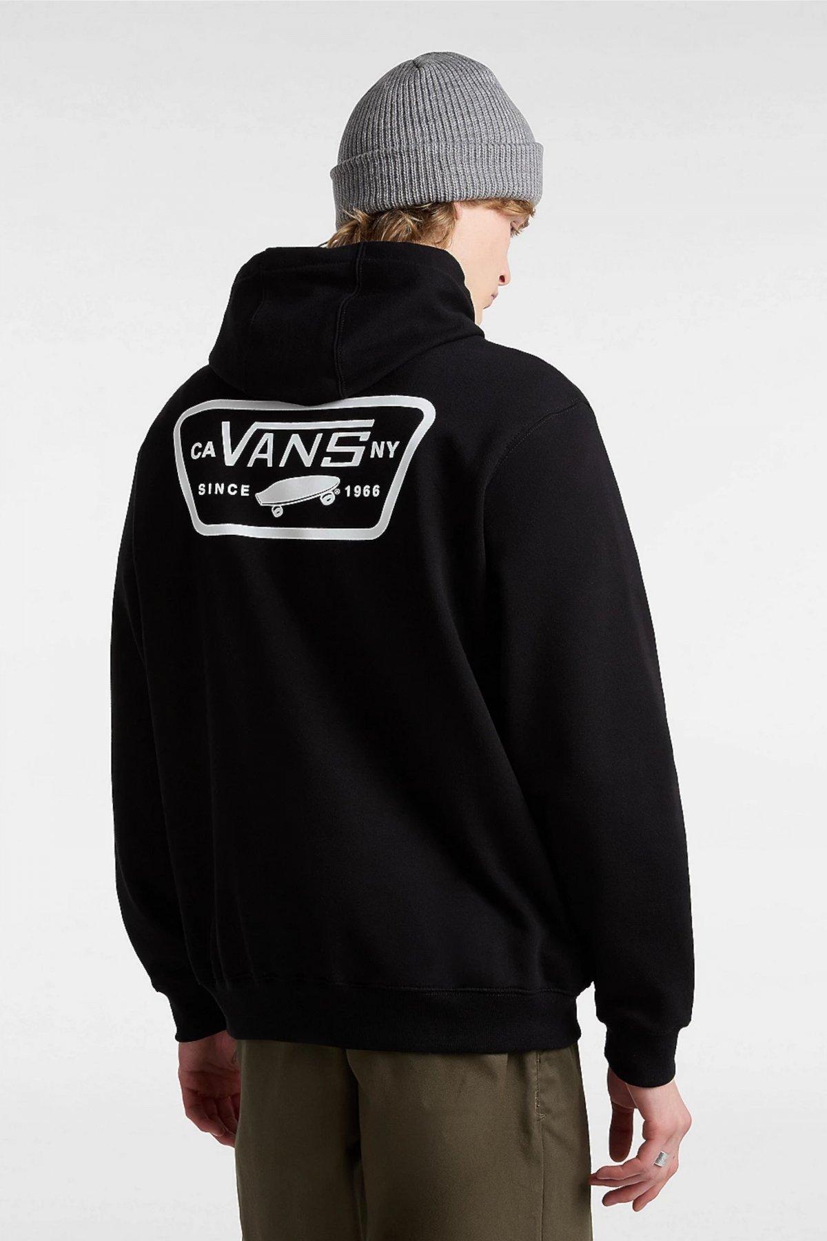 VANS FULL PATCH PULLOVER en color BLACK  (3)