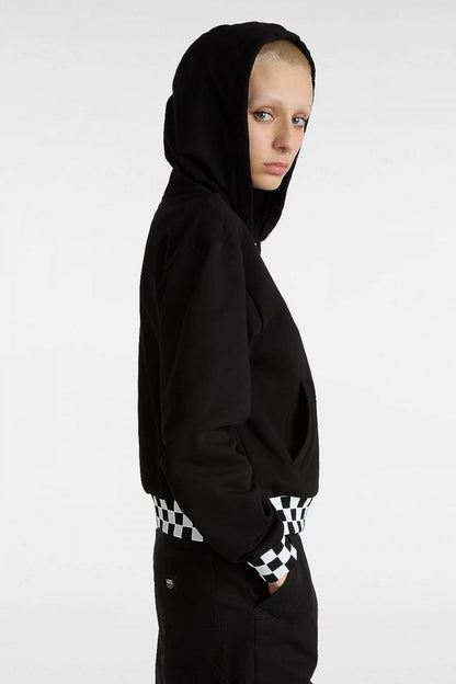 VANS BOOM BOOM CHECK CROP en color BLACK  (4)