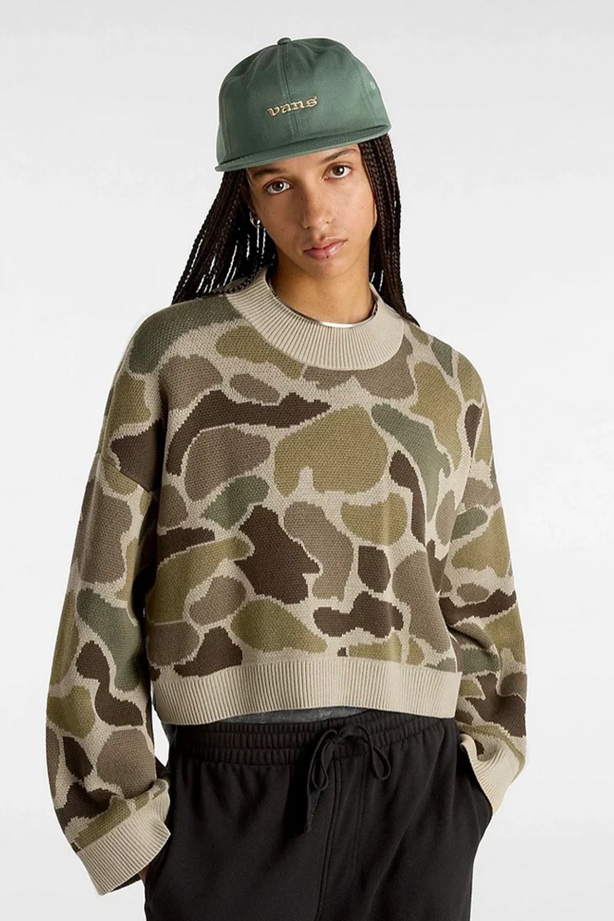 VANS CAMMILE CAMO PULLOVE en color BCTKCF  (1)