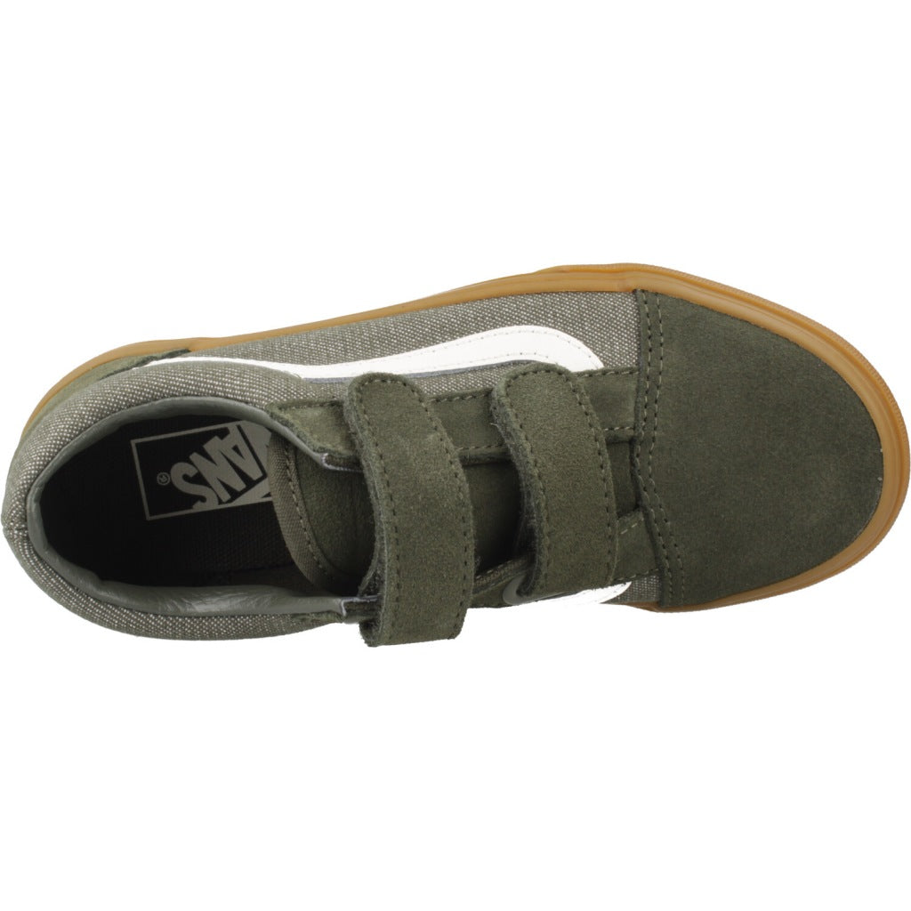 VANS OLD SKOOL V DENM en color GREEN  (7)