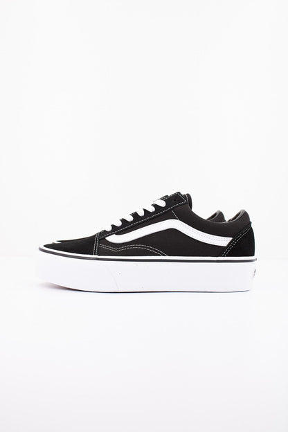 VANS OLD SKOOL PLATFORM en color BLACKWHITE  (1)