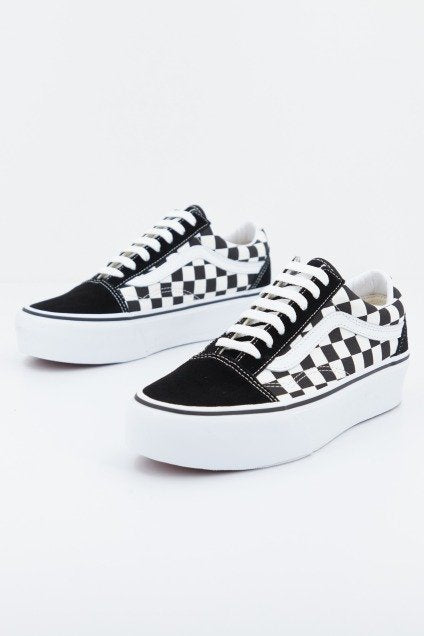 VANS OLD SKOOL PLATFORM en color CHECKBOARD  (1)