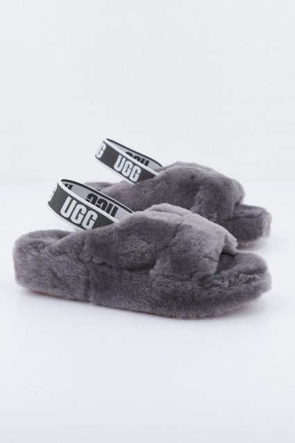 UGG W FAB YEAH en color CHARCOAL  (1)