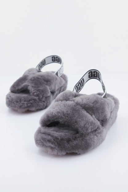 UGG W FAB YEAH en color CHARCOAL  (2)