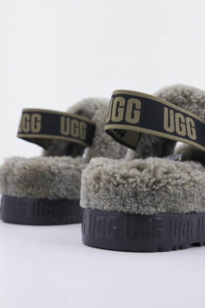 UGG W OH FLUFFITA en color BURNTOLIVE  (3)