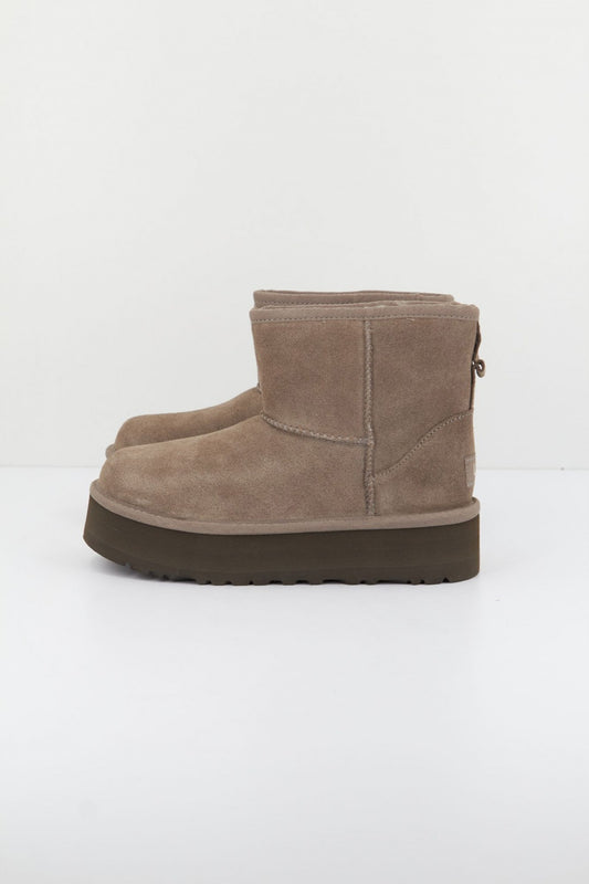 UGG CLASSIC MINI PLATFOR en color PLUME  (1)